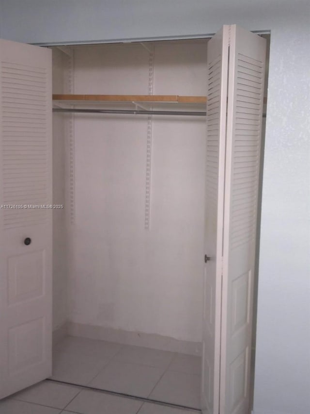 view of closet