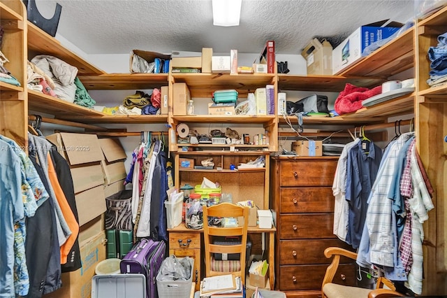 view of storage room