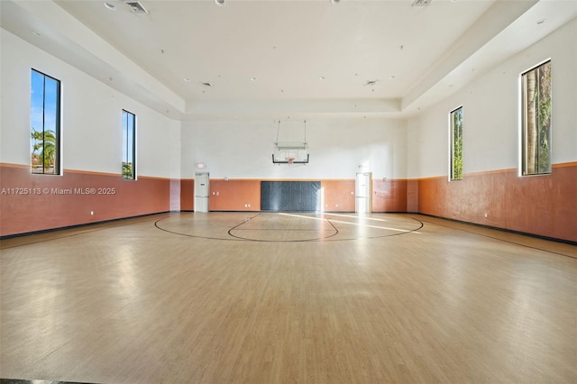 view of basketball court