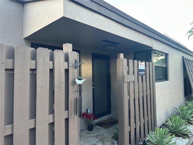 view of entrance to property