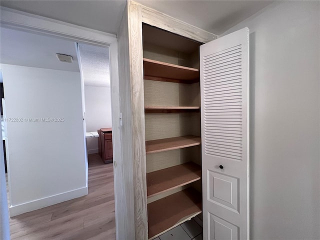 view of closet