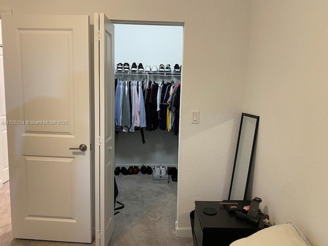 view of closet