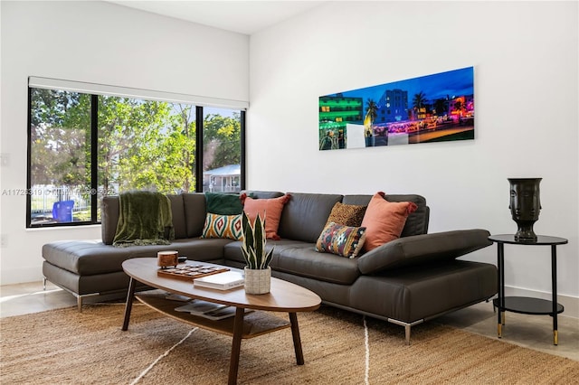 view of living room