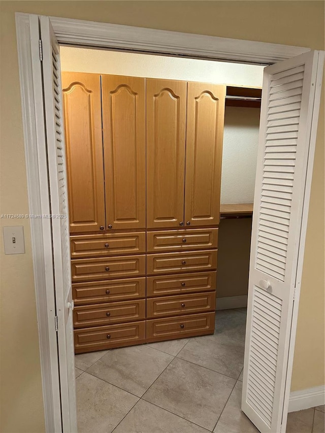 view of closet