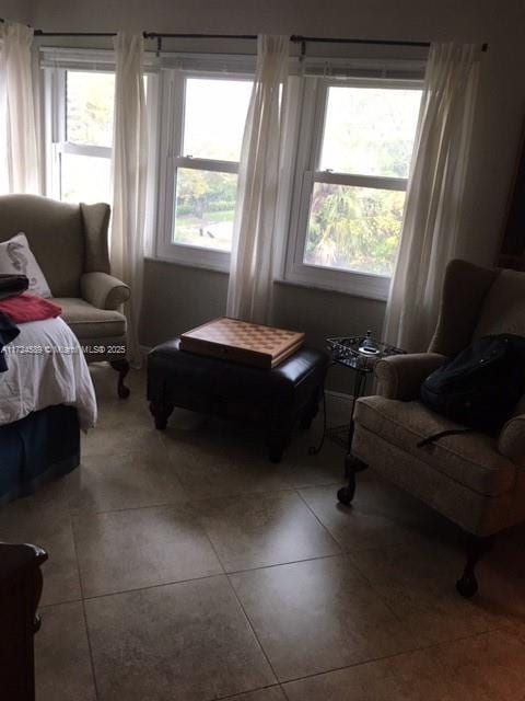 interior space featuring tile patterned floors