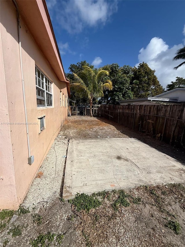 exterior space with a patio area