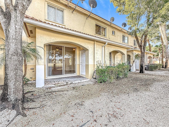 view of rear view of property