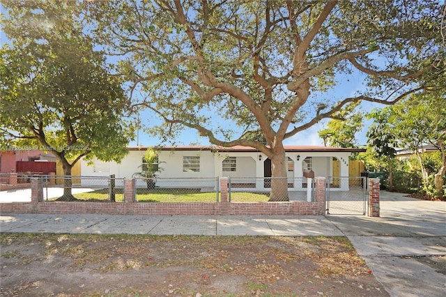 view of front of home