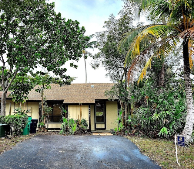 view of ranch-style home