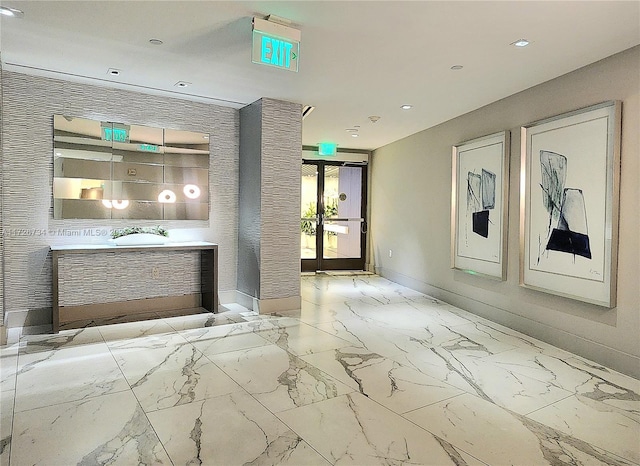 3535 S Ocean Dr Unit 2805, Hollywood, FL 33019 - building lobby featuring recessed lighting