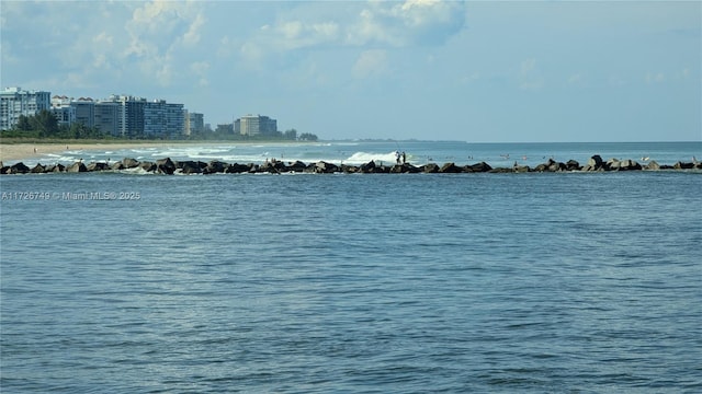 view of water feature