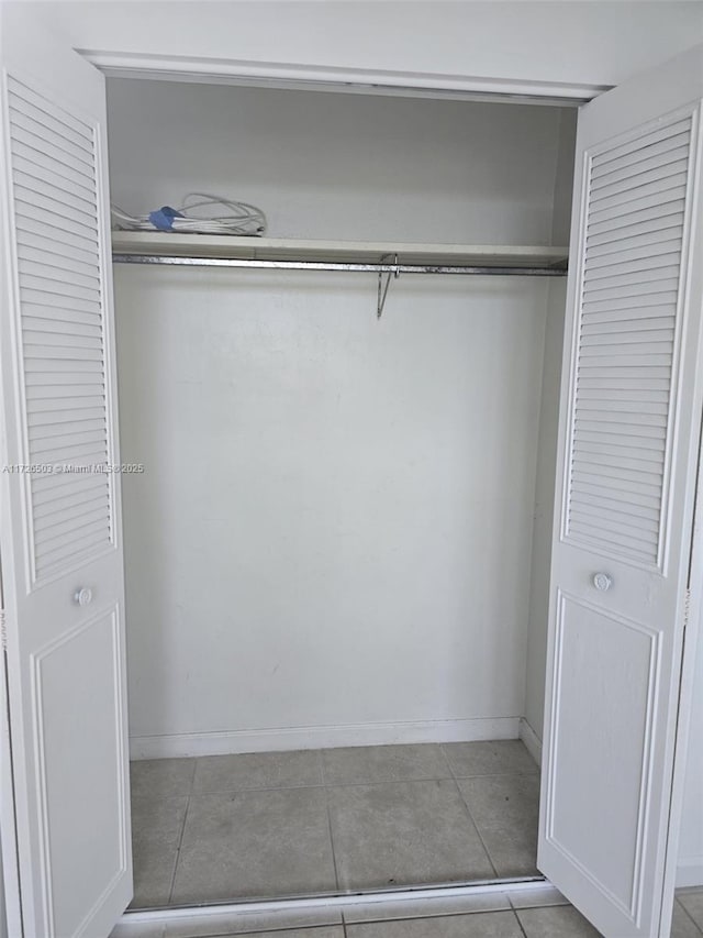 view of closet