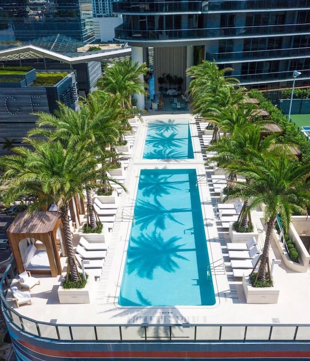 view of community pool