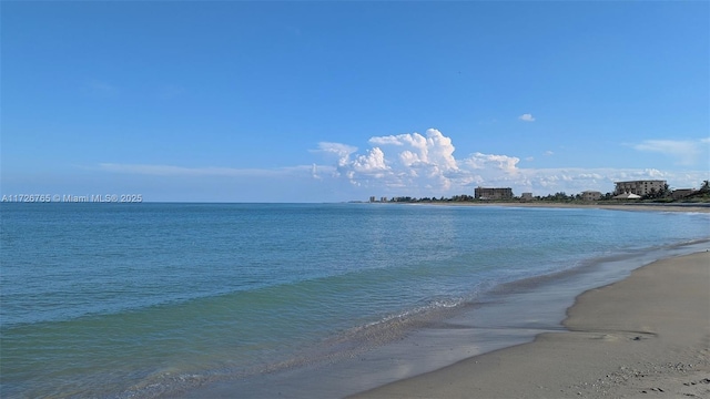 water view featuring a view of the beach