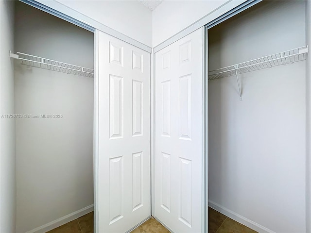 view of closet