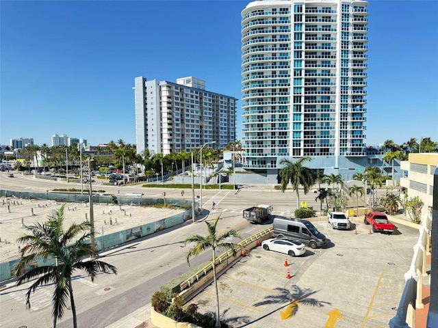 exterior space featuring a view of city