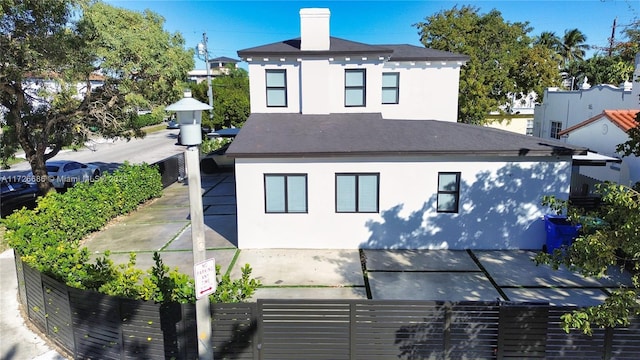 view of rear view of property