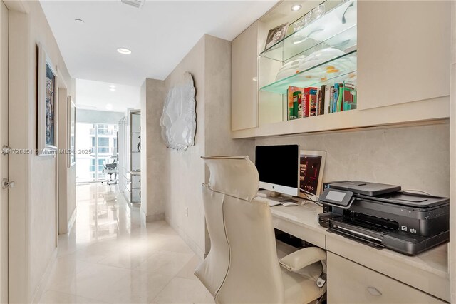 10101 Collins Ave Unit 11Dcaba, Bal Harbour, FL 33154 - office featuring built in desk