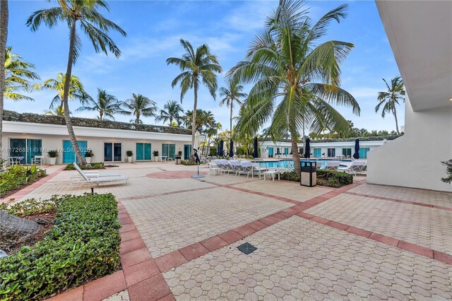 10101 Collins Ave Unit 11Dcaba, Bal Harbour, FL 33154 - exterior space with a patio