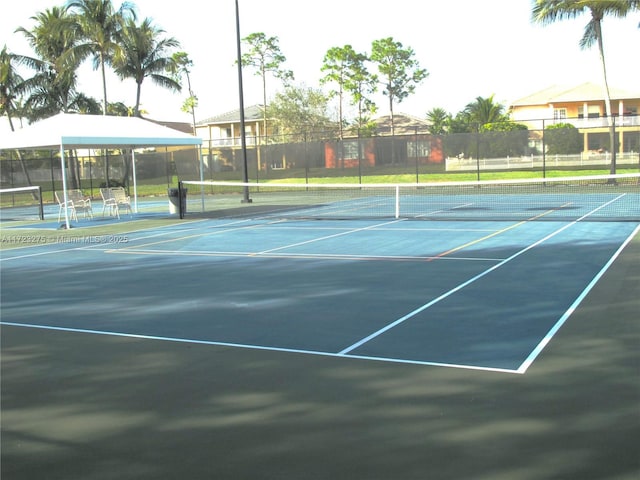 view of tennis court