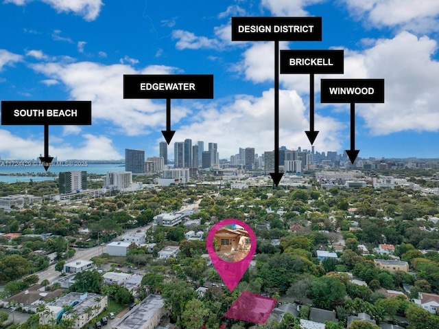 exterior space featuring a view of city