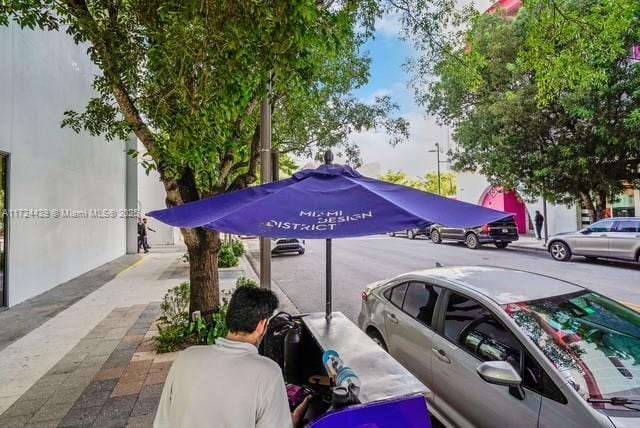 view of car parking
