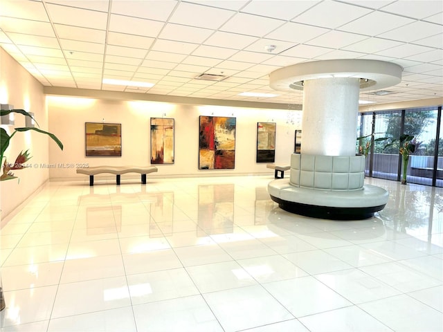 1621 Collins Ave Unit 310, Miami Beach, FL 33139 - community lobby featuring a paneled ceiling