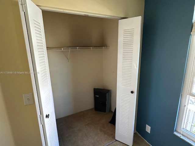 view of closet