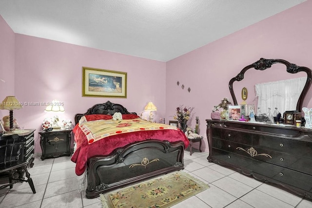 view of tiled bedroom