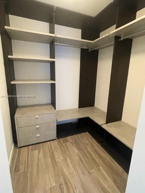 801 S Miami Ave Unit 4706, Miami, FL 33130 - spacious closet featuring wood finished floors