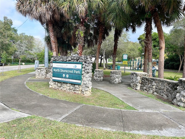 view of home's community with a playground