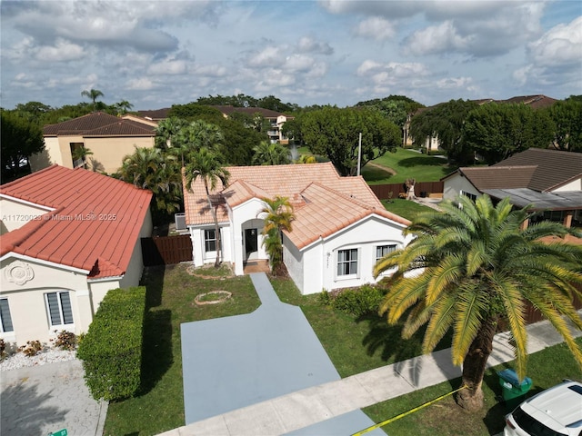drone / aerial view