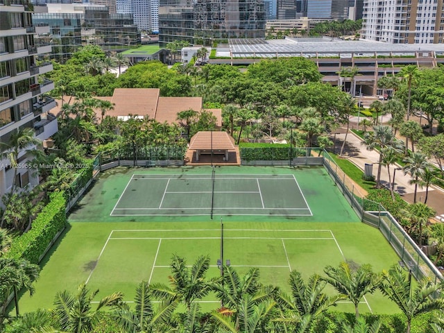 view of sport court