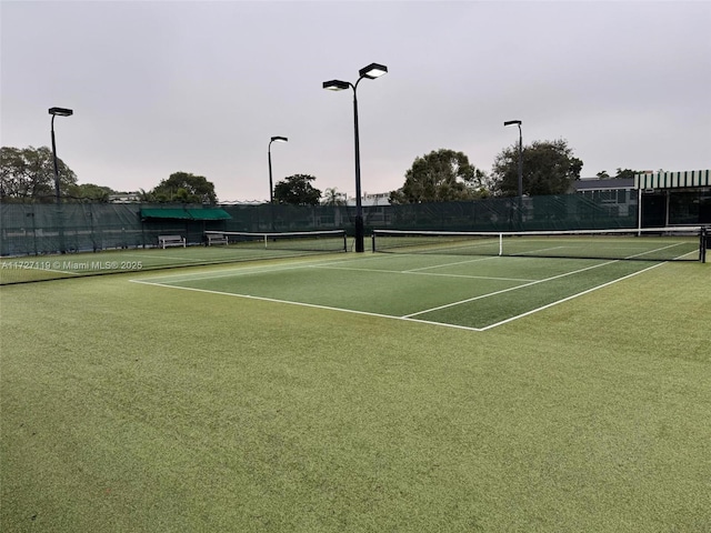 view of sport court