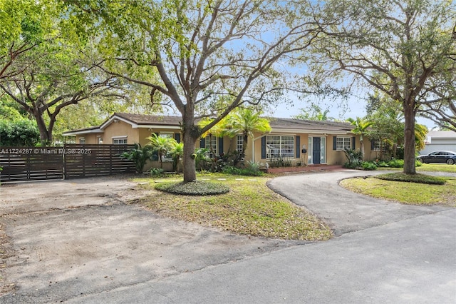 view of ranch-style house