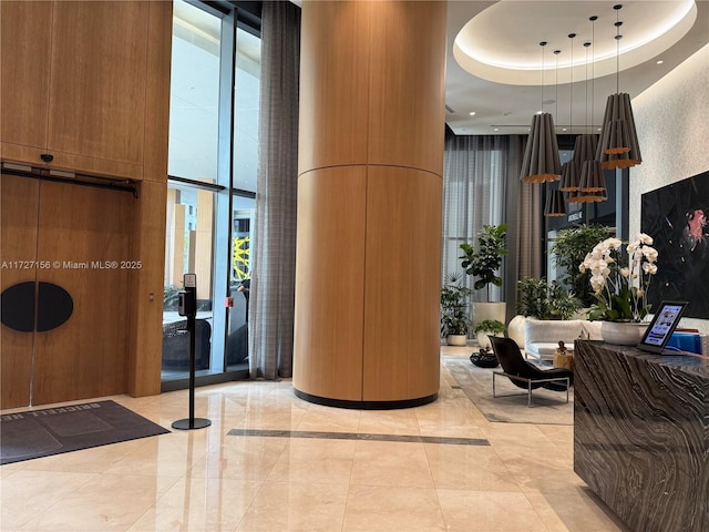 view of building lobby