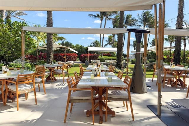 100 S Pointe Dr Unit 3203, Miami Beach, FL 33139 - view of patio / terrace featuring outdoor dining area