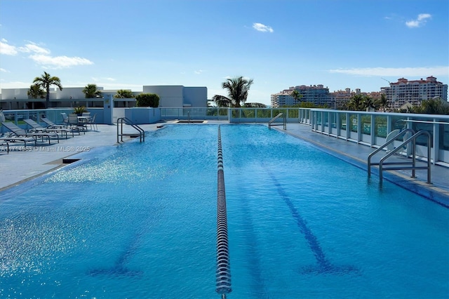 100 S Pointe Dr Unit 3203, Miami Beach, FL 33139 - community pool featuring a patio