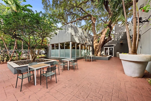 view of patio / terrace with outdoor dining area