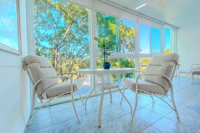 sunroom / solarium with plenty of natural light