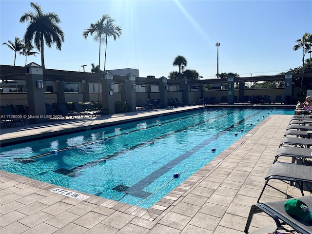 view of pool