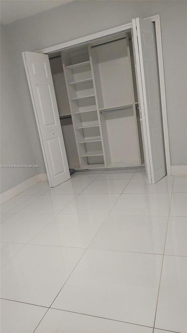 view of closet