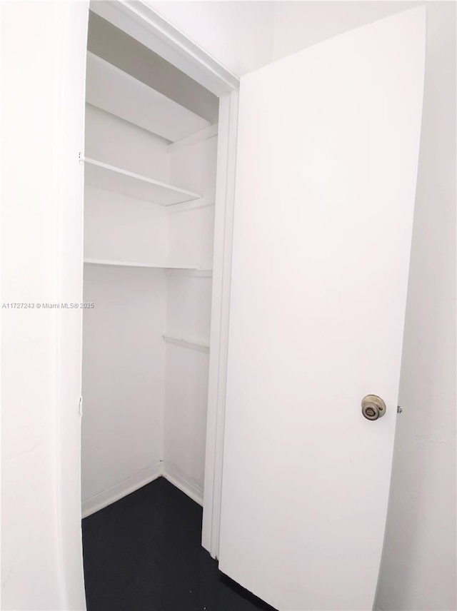 view of closet