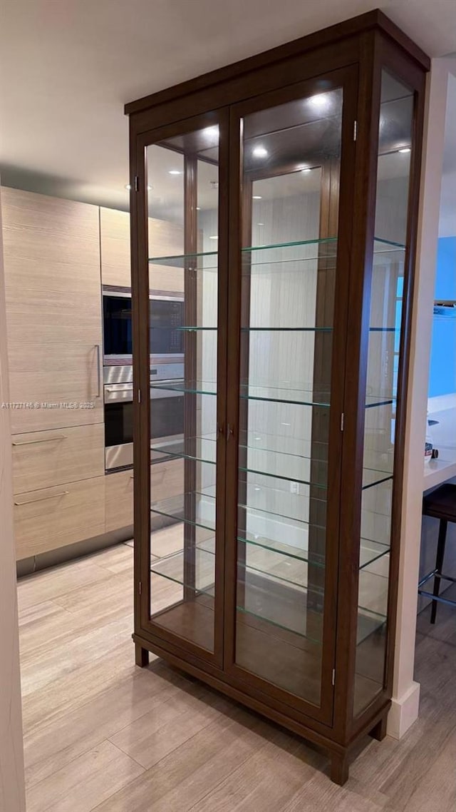 entryway featuring light hardwood / wood-style flooring