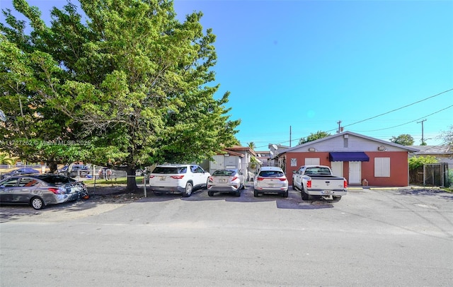 view of car parking