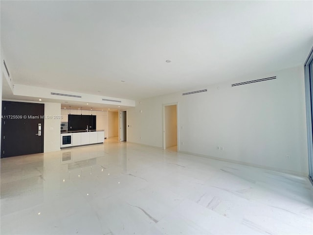 view of unfurnished living room