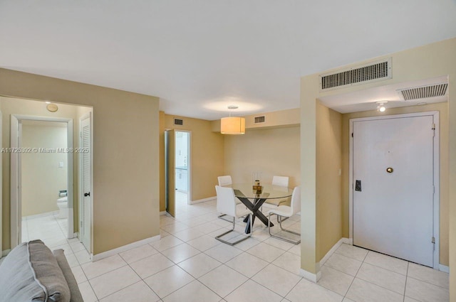 view of tiled entrance foyer