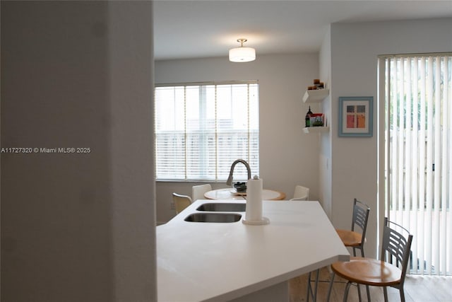 kitchen featuring sink