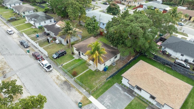 drone / aerial view featuring a residential view