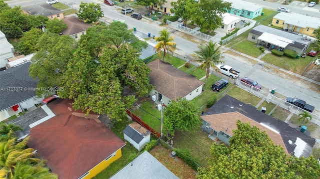 bird's eye view featuring a residential view